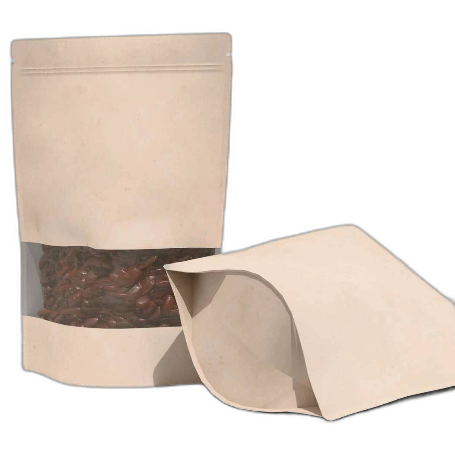 Kraft blanco con ventana — Línea Unicolor (Papel/Kraft)