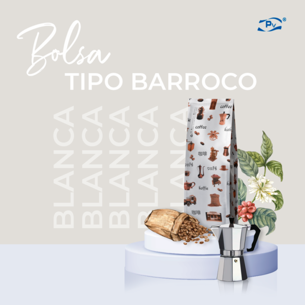 Bolsa 4 Pro Tipo Barroco Blanca Mate