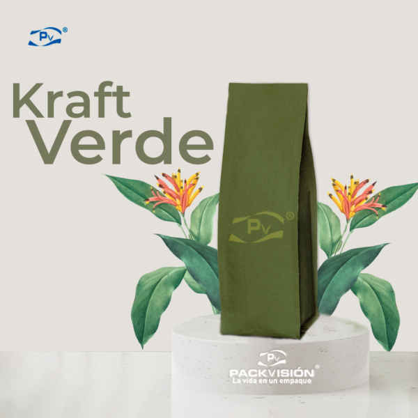 Bolsa Kraft Natural Verde